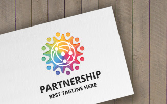Partnership Logo Logo Template