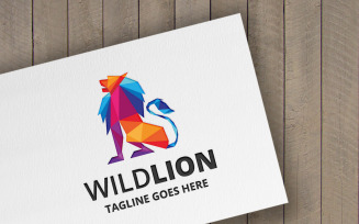 Wild Lion Logo Logo Template