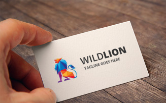 Wild Lion Logo Logo Template