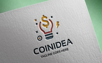 Coin Idea Logo Template
