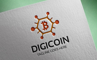 Digicoin Logo Template