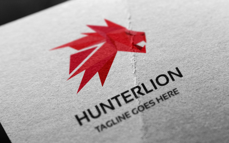 Hunter Lion Logo Template