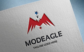 Letter M - Modeagle Logo Template