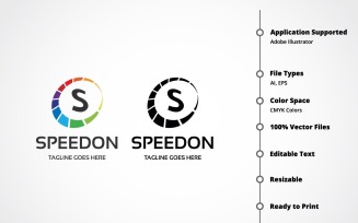 Letter S - Speedon Logo Template