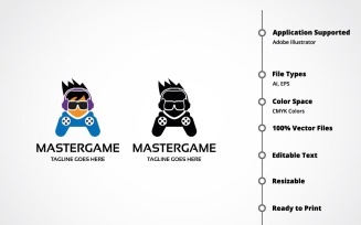 Master Game Logo Template