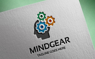 Mind Gear Logo Template