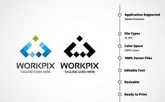 Workpix Logo Template
