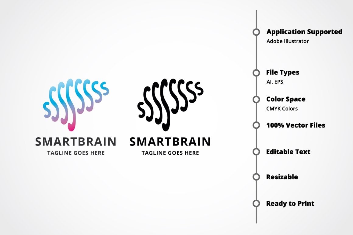 Template #150148 Intelligence Brain Webdesign Template - Logo template Preview