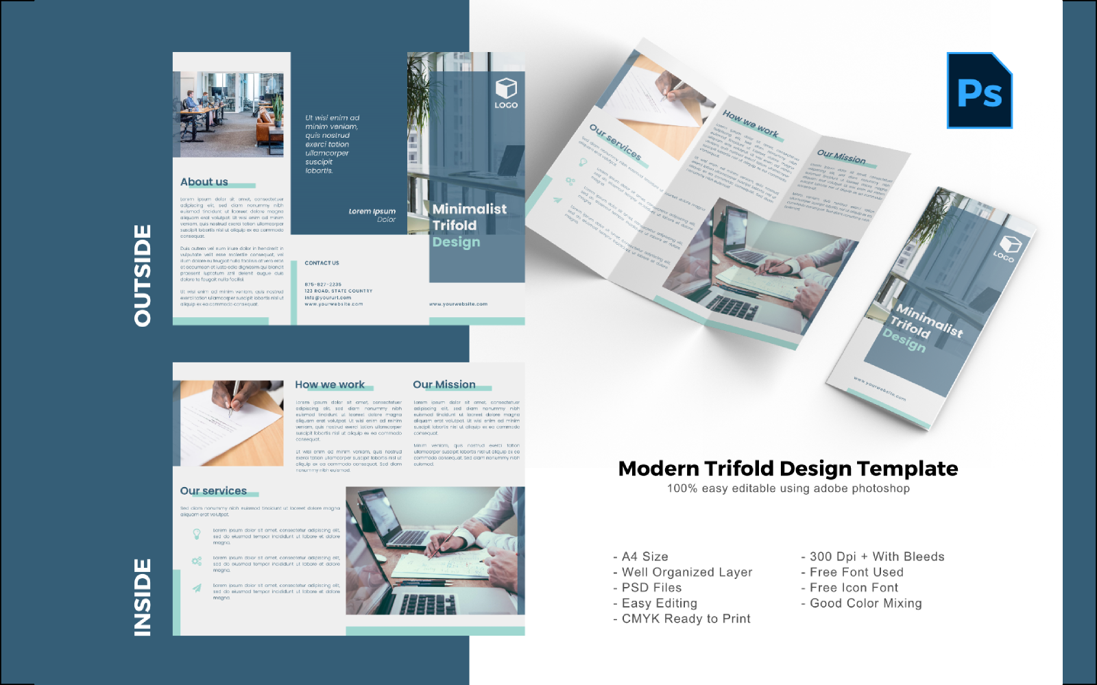 Kit Graphique #150195 Template Brochure Web Design - Logo template Preview