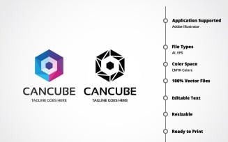 Cancube Logo Template