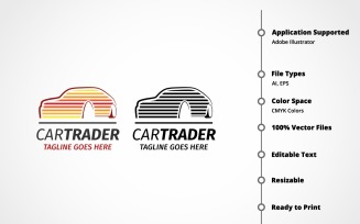 Car Trader Logo Template