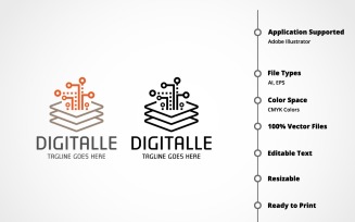 Digitalle Logo Template