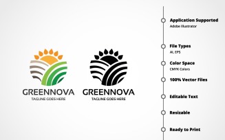 Greennova Logo Template