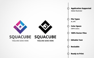 Squacube Logo Template
