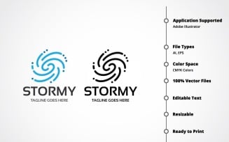 Stormy Logo Template