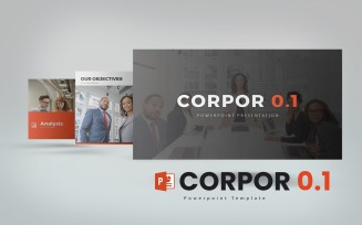 Corpor 0.1 Presentation PowerPoint template