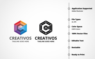 Letter C - Creativos Logo Template