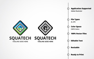 Squatech Logo Template