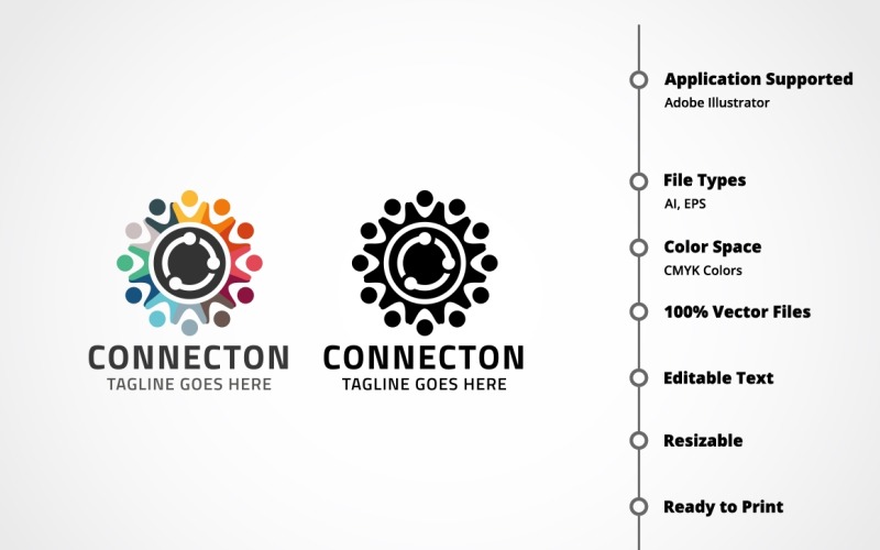 Connecton Logo Template