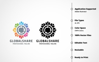 Global Share Logo Template