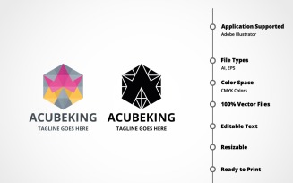 Letter A - Acubeking Logo Template