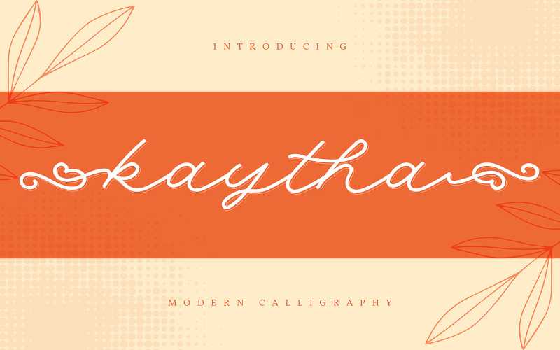 Kaytha | Modern Calligraphy Font