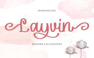 Layvin | Modern Calligraphy Font