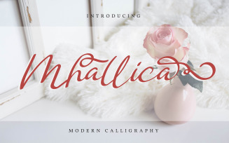 Mhallica | Modern Calligraphy Font
