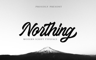 Northing - Modern Cursive Font