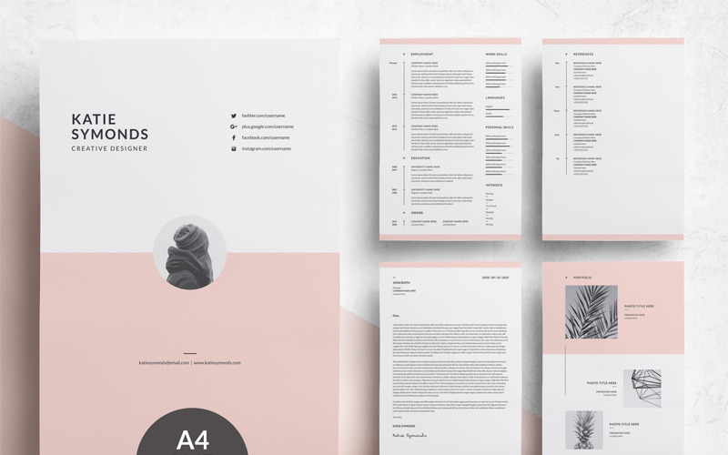 5 Pages Word CV Resume Template