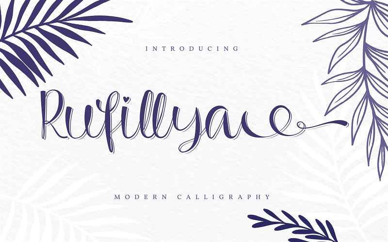 Rufillya | Modern Calligraphy Font