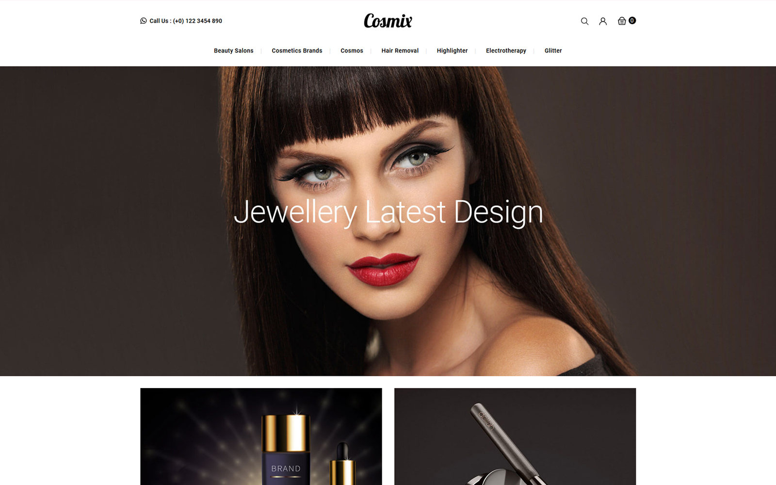 "Cosmix - Cosmetic and Beauty Store" thème PrestaShop adaptatif #150821