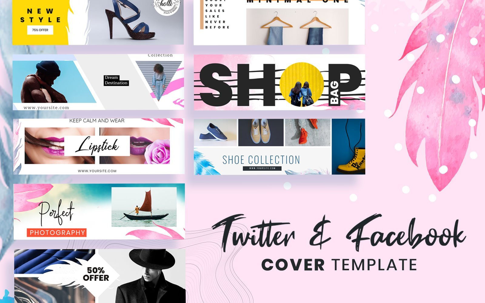 Kit Graphique #151008 Twitter Facelivre Divers Modles Web - Logo template Preview