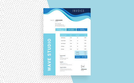 Minimal Invoice Corporate Identity