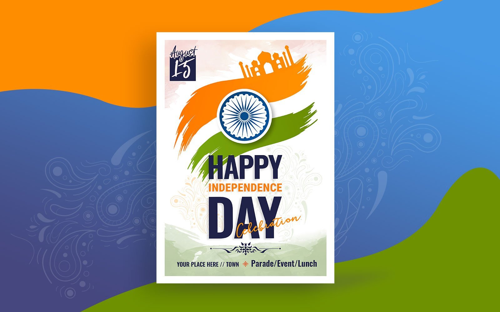 Kit Graphique #151059 India Independence Divers Modles Web - Logo template Preview