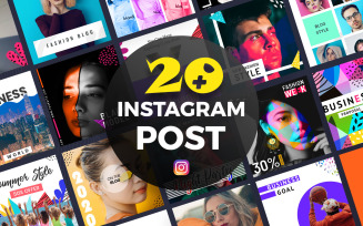 Creative Instagram Post Social Media Template