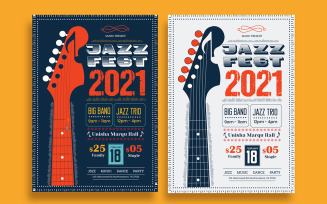 Jazz Festival Flyer - Corporate Identity Template