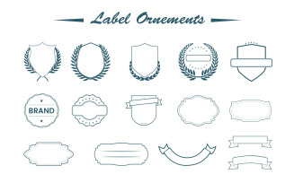 Label Ornaments - Illustration