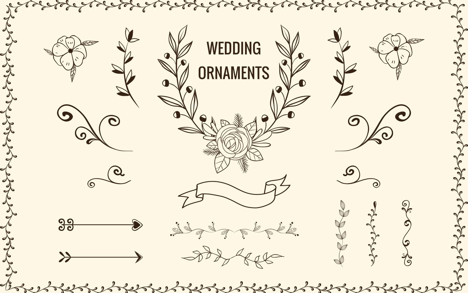 Kit Graphique #151102 Wedding Ornaments Divers Modles Web - Logo template Preview