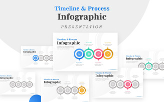 Circular Arrow Infographic Presentation PowerPoint template