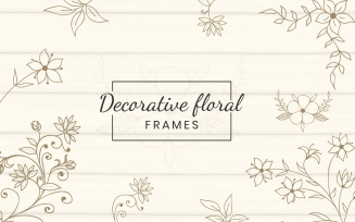 Decorative Floral Frames - Illustration