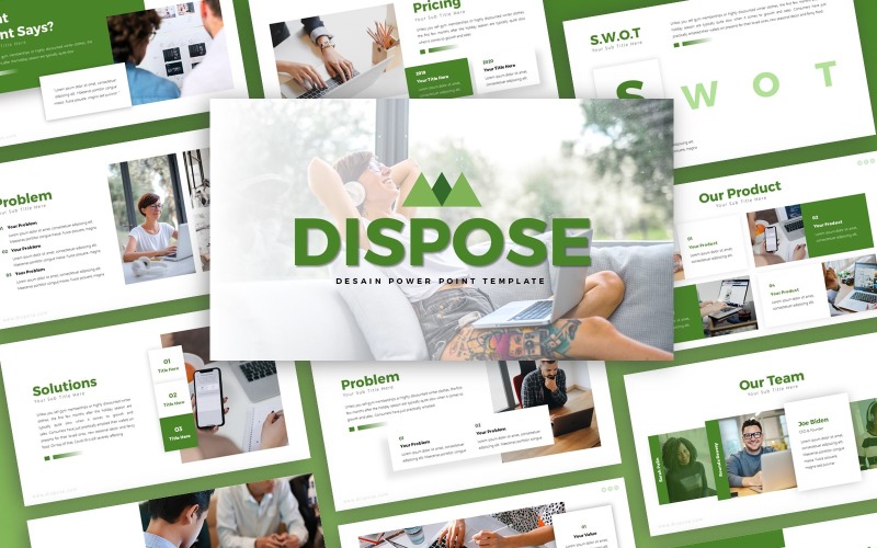 Dispose Business Presentation PowerPoint template PowerPoint Template