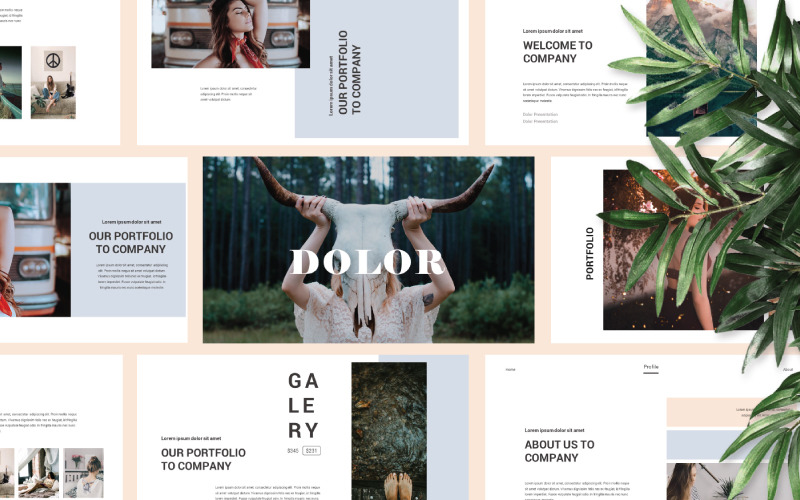 Dolor PowerPoint template PowerPoint Template