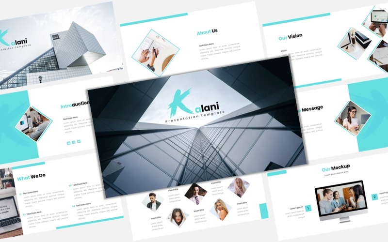 Kalani - Creative Business PowerPoint template PowerPoint Template