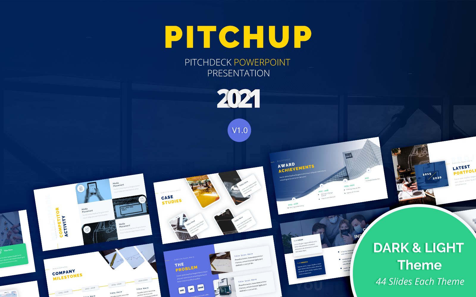 PowerPoint šablona "Pitchup – Pitch Deck" #151198