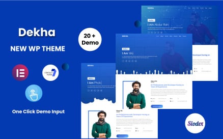 Dekha-Portfolio/Resume/CV One page WordPress Theme