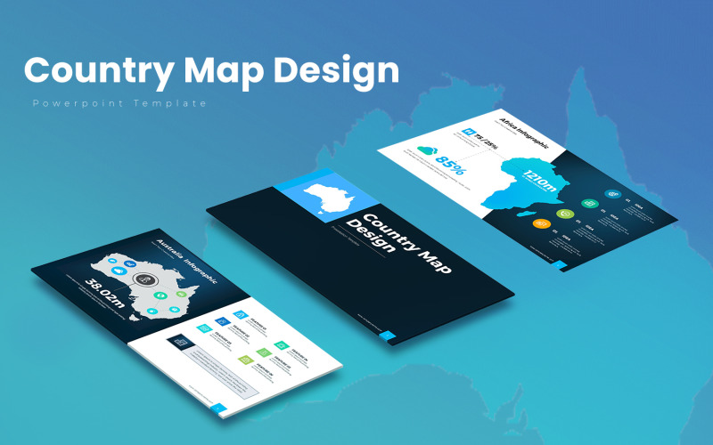 Country Map PowerPoint template PowerPoint Template