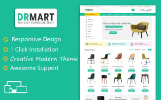 DR Mart - Modern Furniture OpenCart Template