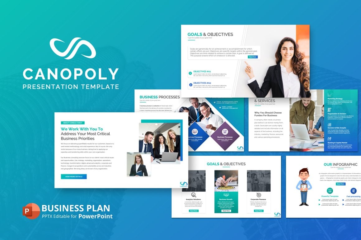 PowerPoint šablona "Canopoly Business Plan Presentation" #151219