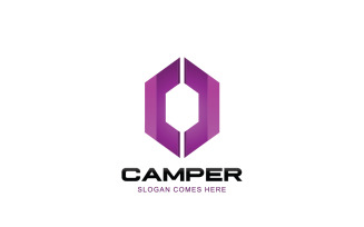 Camper Logo Template